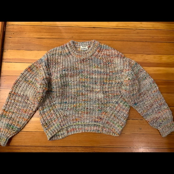 acne studios multicolor sweater